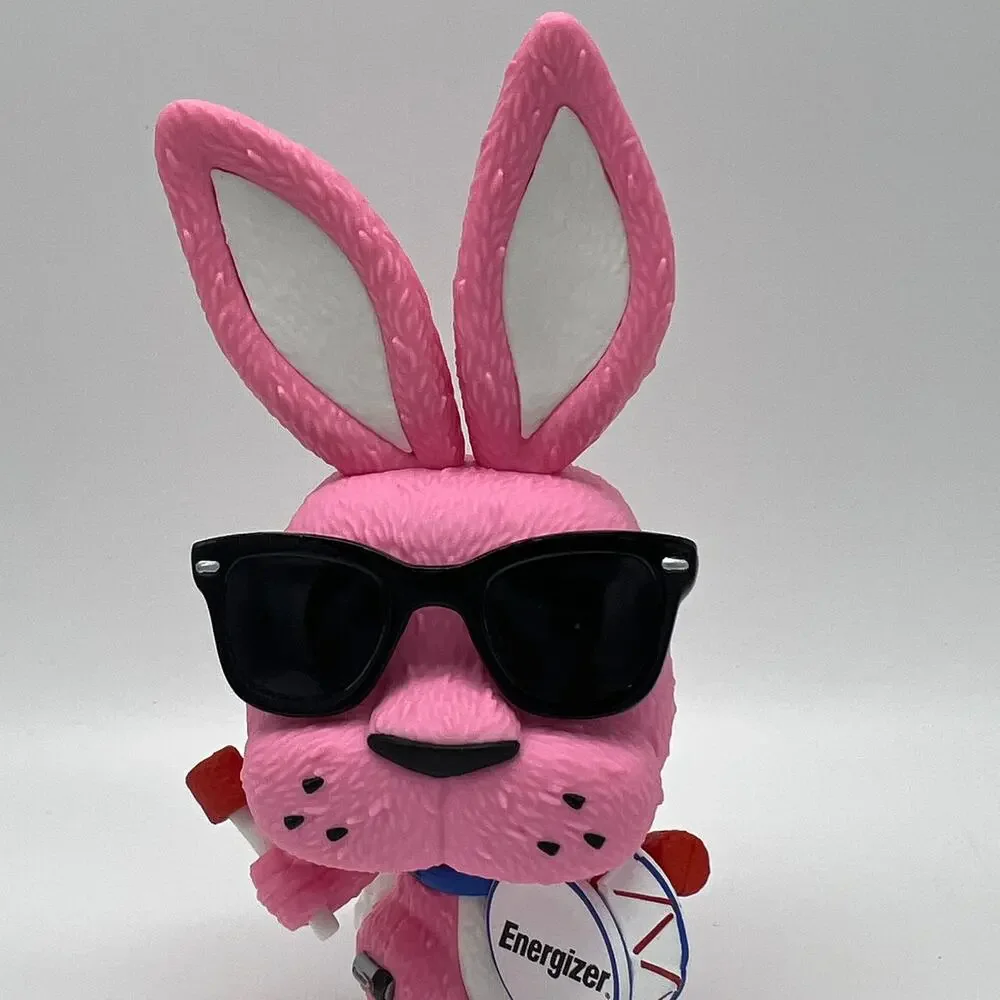 Funko Vinyl Ad Icons Energizer Bunny Figure Pink OOB Drum Batteries Rabbit 2019
